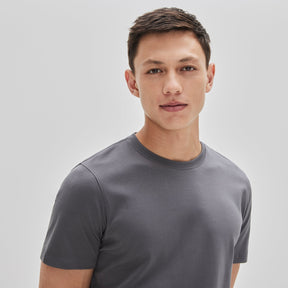 T-shirt col rond pour homme par Robert Barakett | Georgia 23336 SMOKE | Machemise.ca, vêtements mode pour hommes