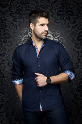 Chemise manches longues pour homme par Au Noir | ADJANI Marine | Machemise.ca, inventaire complet de la marque Au Noir