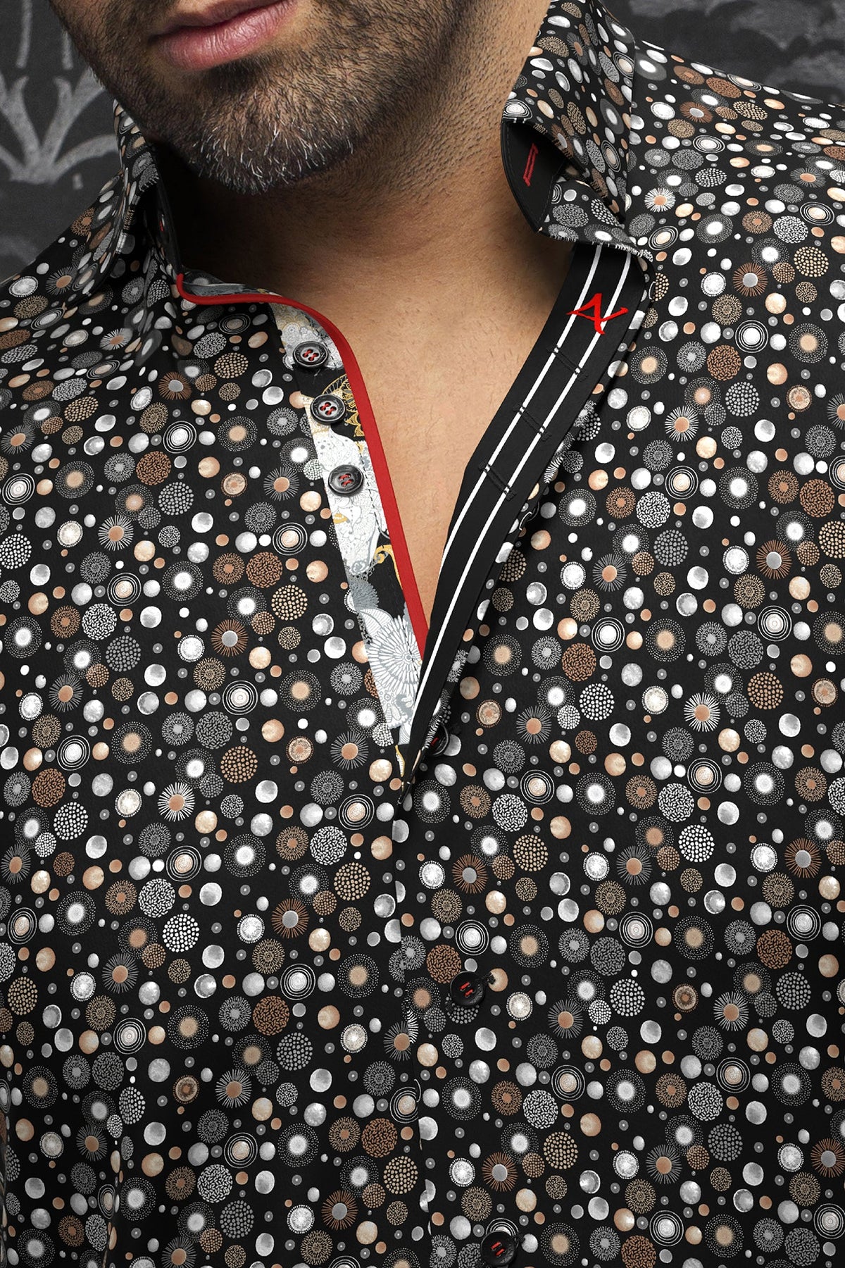 Chemise manches longues pour homme par Au Noir | ALBERTO Noir | Machemise.ca, inventaire complet de la marque Au Noir