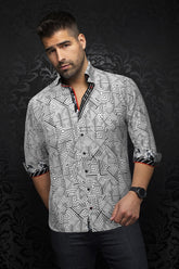 Chemise manches longues pour homme par Au Noir | ARIENZO Blanc | Machemise.ca, inventaire complet de la marque Au Noir