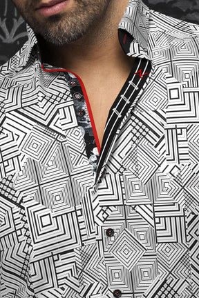 Chemise manches longues pour homme par Au Noir | ARIENZO Blanc | Machemise.ca, inventaire complet de la marque Au Noir