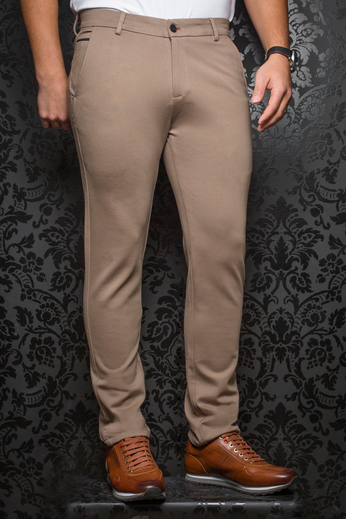 Pantalon Au Noir - BERETTA beige