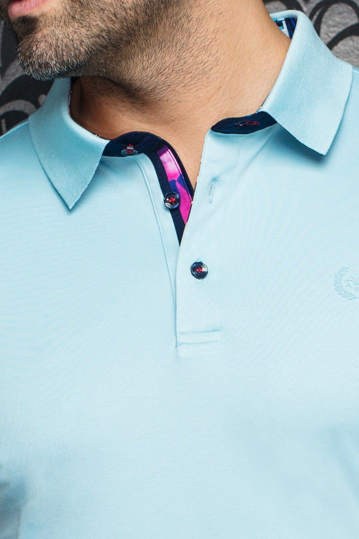 Polo pour homme par Au Noir | EAGLE Turquoise Clair | Machemise.ca, inventaire complet de la marque Au Noir