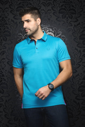 Polo pour homme par Au Noir | EAGLE Turquoise | Machemise.ca, inventaire complet de la marque Au Noir