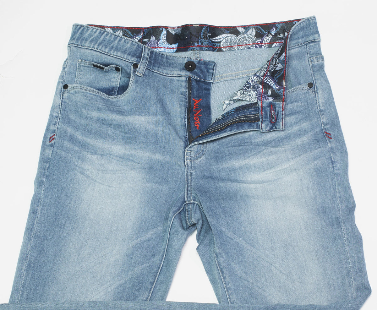 Jeans pour homme par Au Noir | JOHNNY-SRD Miami Clair | Machemise.ca, inventaire complet de la marque Au Noir