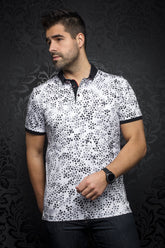 Polo pour homme par Au Noir | KOPA white black | Machemise.ca, inventaire complet de la marque Au Noir