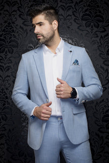 Veston pour homme par Au Noir | LANCASTER Chambray | Machemise.ca, inventaire complet de la marque Au Noir
