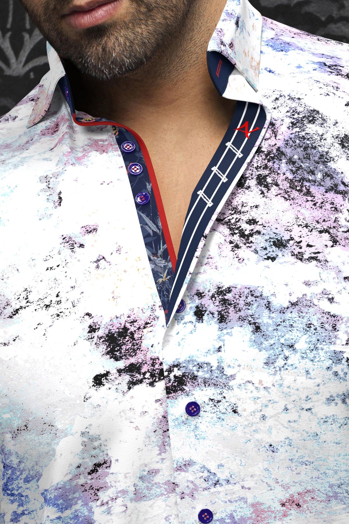 Chemise manches longues pour homme par Au Noir | MAGNANI Blanc | Machemise.ca, inventaire complet de la marque Au Noir