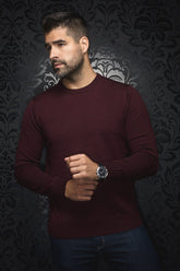 Sweat-shirt Homme En Molleton épais - Col Rond, Manches Longues - Pull Chaud Pour Automne Et Hiver - Coupe Décontractée