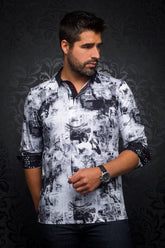 Polo pour homme par Au Noir | MARITZA Lt-Gris/grey | Machemise.ca, inventaire complet de la marque Au Noir