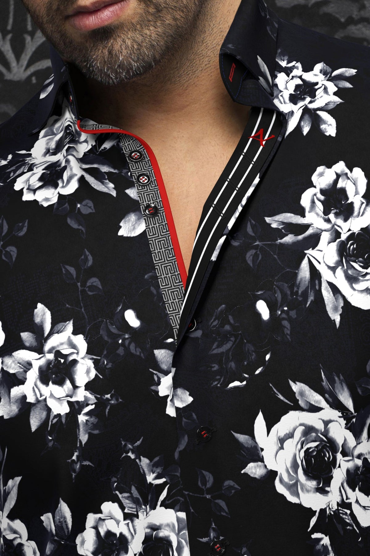 Chemise manches longues en Knit pour homme par Au Noir | MENOTTI Noir | Machemise.ca, inventaire complet de la marque Au Noir