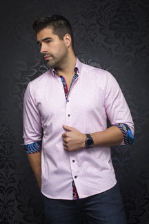 Chemise manches longues pour homme par Au Noir | MOZI Rose | Machemise.ca, inventaire complet de la marque Au Noir