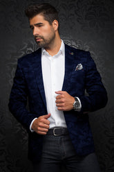 Veston pour homme par Au Noir | MURPHY Marine/navy | Machemise.ca, inventaire complet de la marque Au Noir