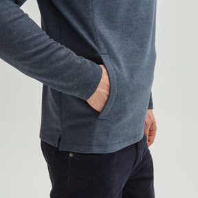 Chandail manches longues pour homme par Robert Barakett  | Milligan RB12060 Navy | Machemise.ca, vêtements mode pour hommes // Men's L.S T-Shirt by Robert Barakett | Milligan RB12060 Navy | Machemise.ca, fashion clothing for men