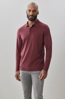 Polo honeycomb pour homme par Robert Barakett | Georgia RB01384 Baie | Machemise.ca, vêtements mode pour hommes