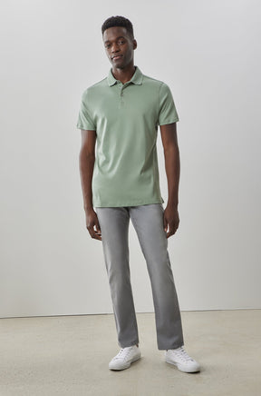 Polo honeycomb pour homme par Robert Barakett | Georgia RB11016 Vigne Poussiéreuse | Machemise.ca, vêtements mode pour hommes