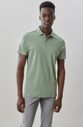 Polo honeycomb pour homme par Robert Barakett | Georgia RB11016 Vigne Poussiéreuse | Machemise.ca, vêtements mode pour hommes