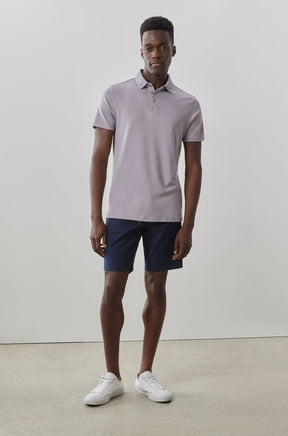 Polo honeycomb pour homme par Robert Barakett | Georgia RB11016 Poussière De Lilas | Machemise.ca, vêtements mode pour hommes