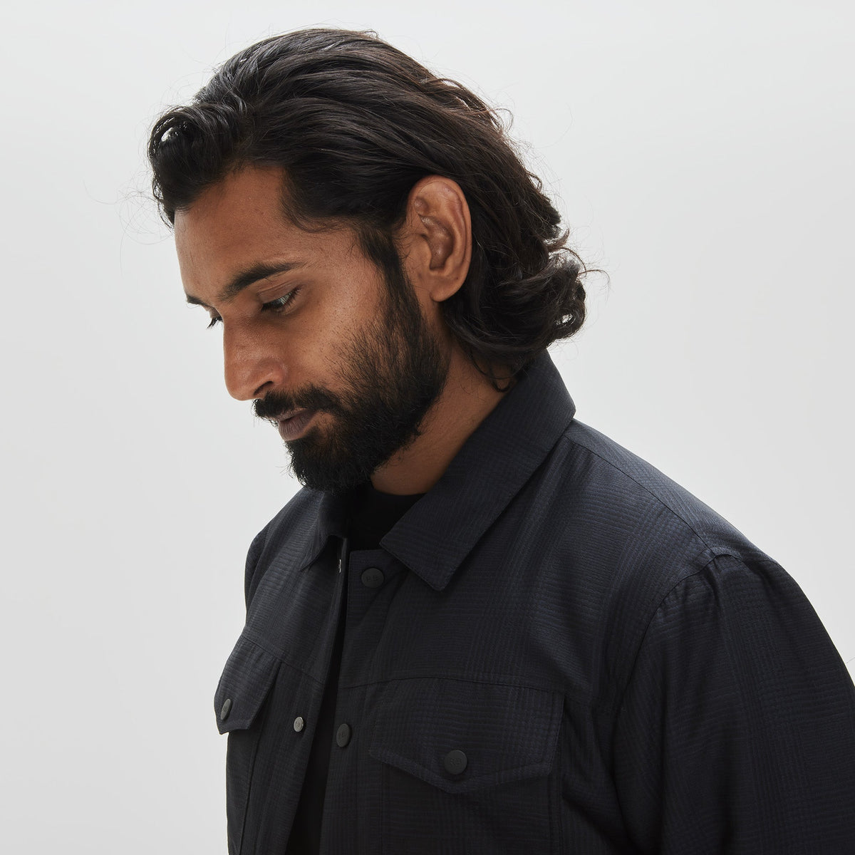 Veste/surchemise pour homme par Robert Barakett | Selmer RB31065 NAVY | Machemise.ca, vêtements mode pour hommes