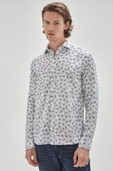 Chemise manches longues pour homme par Robert Barakett | RB31192/Red Rocks Blanc/White| Machemise.ca, vêtements mode pour hommes