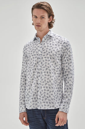 Chemise manches longues pour homme par Robert Barakett | RB31192/Red Rocks Blanc/White| Machemise.ca, vêtements mode pour hommes