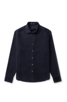 Chemise manches longues pour homme par Robert Barakett | Edworth RB32061 NAVY | Machemise.ca, vêtements mode pour hommes