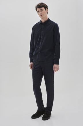 Chemise manches longues pour homme par Robert Barakett | Edworth RB32061 NAVY | Machemise.ca, vêtements mode pour hommes