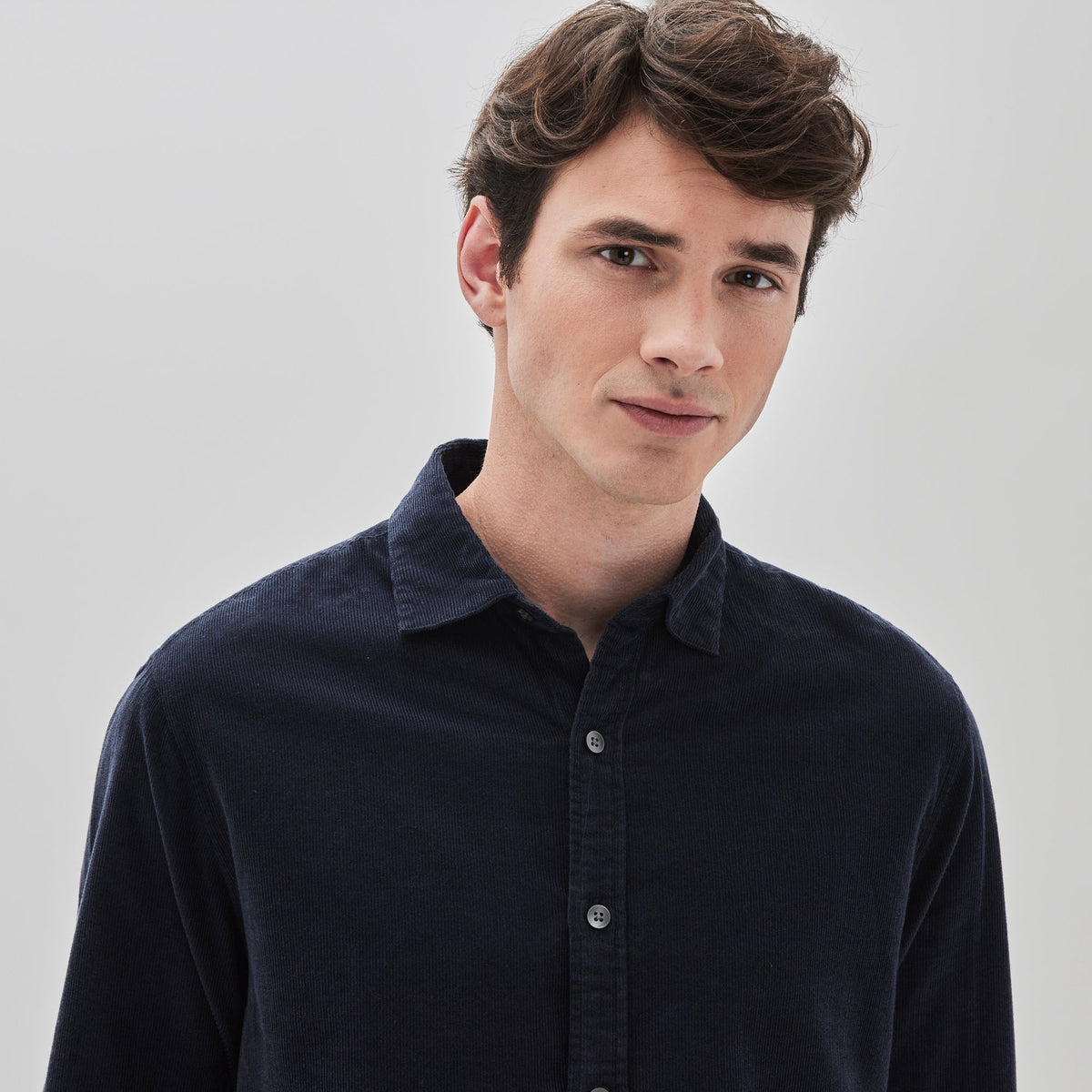 Chemise manches longues pour homme par Robert Barakett | Edworth RB32061 NAVY | Machemise.ca, vêtements mode pour hommes