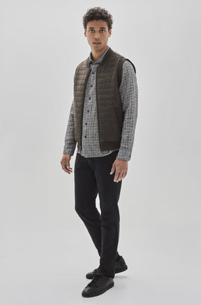 Veste sans manches pour homme par Robert Barakett | Renoir Polyfill RB32102 TAUPE | Machemise.ca, vêtements mode pour hommes