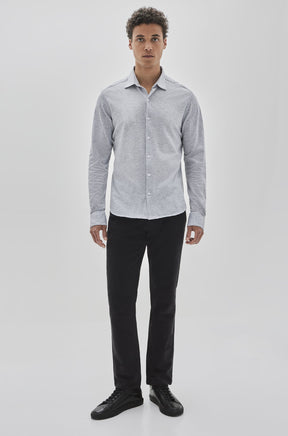 Chemise manches longues pour homme par Robert Barakett | Pambrun RB32151 GREY | Machemise.ca, vêtements mode pour hommes