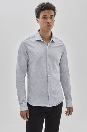 Chemise manches longues pour homme par Robert Barakett | Pambrun RB32151 GREY | Machemise.ca, vêtements mode pour hommes