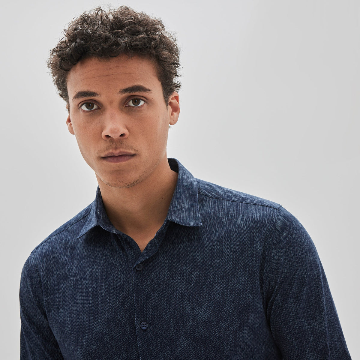 Chemise manches longues pour homme par Robert Barakett | Rockglen RB32159 NAVY | Machemise.ca, vêtements mode pour hommes