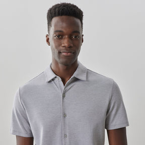 Chemise manches courtes en Knit pour homme par Robert Barakett | Robbins RB41122 GREY | Machemise.ca, vêtements mode pour hommes