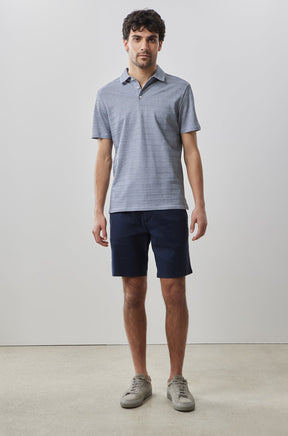 Polo pour homme par Robert Barakett | Safran RB41124 BLUE | Machemise.ca, vêtements mode pour hommes