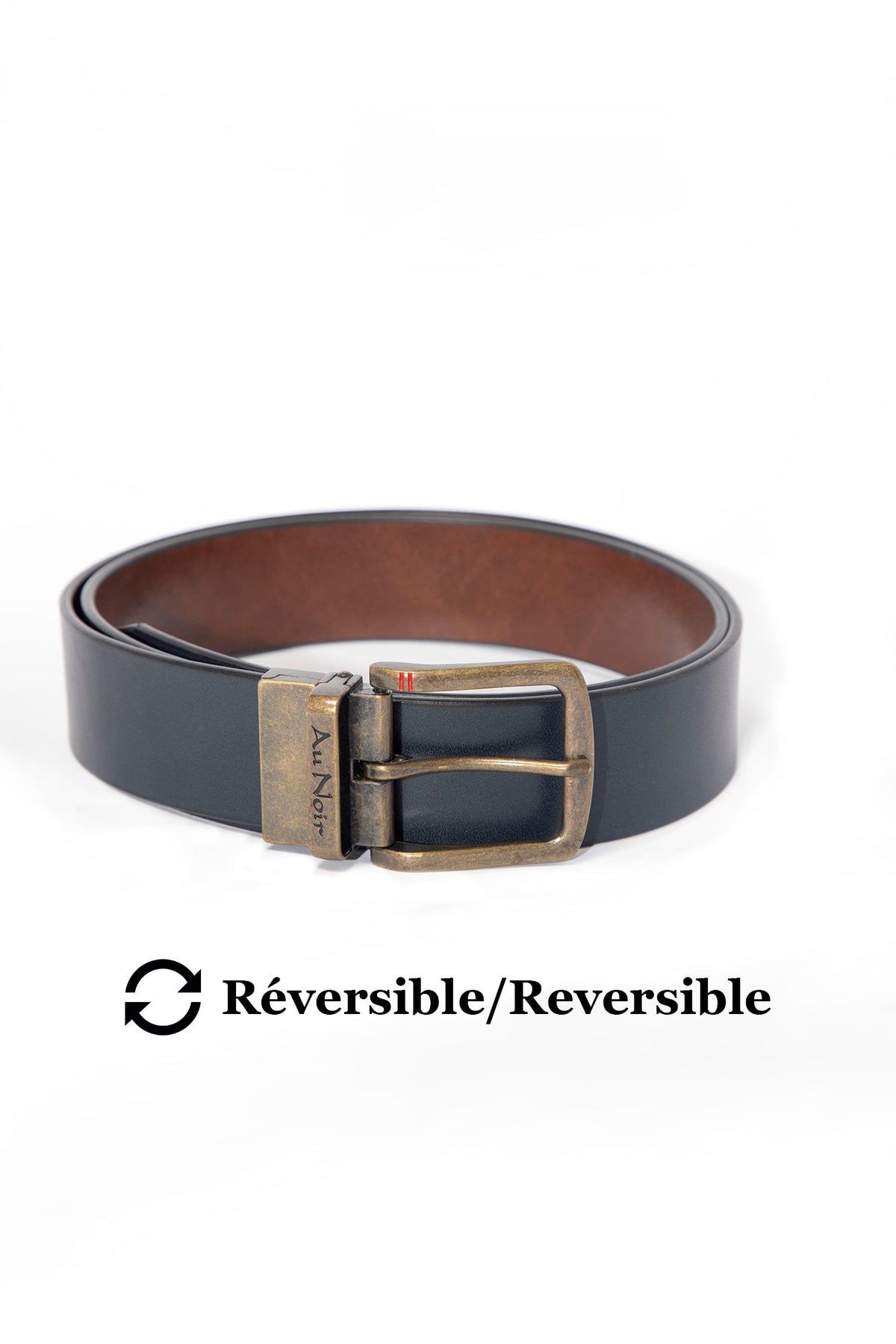 Ceinture pour homme par Au Noir | STRAUSS Bronze Marine | Machemise.ca, inventaire complet de la marque Au Noir