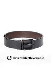 Ceinture pour homme par Au Noir | STRAUSS Noir Brun | Machemise.ca, inventaire complet de la marque Au Noir