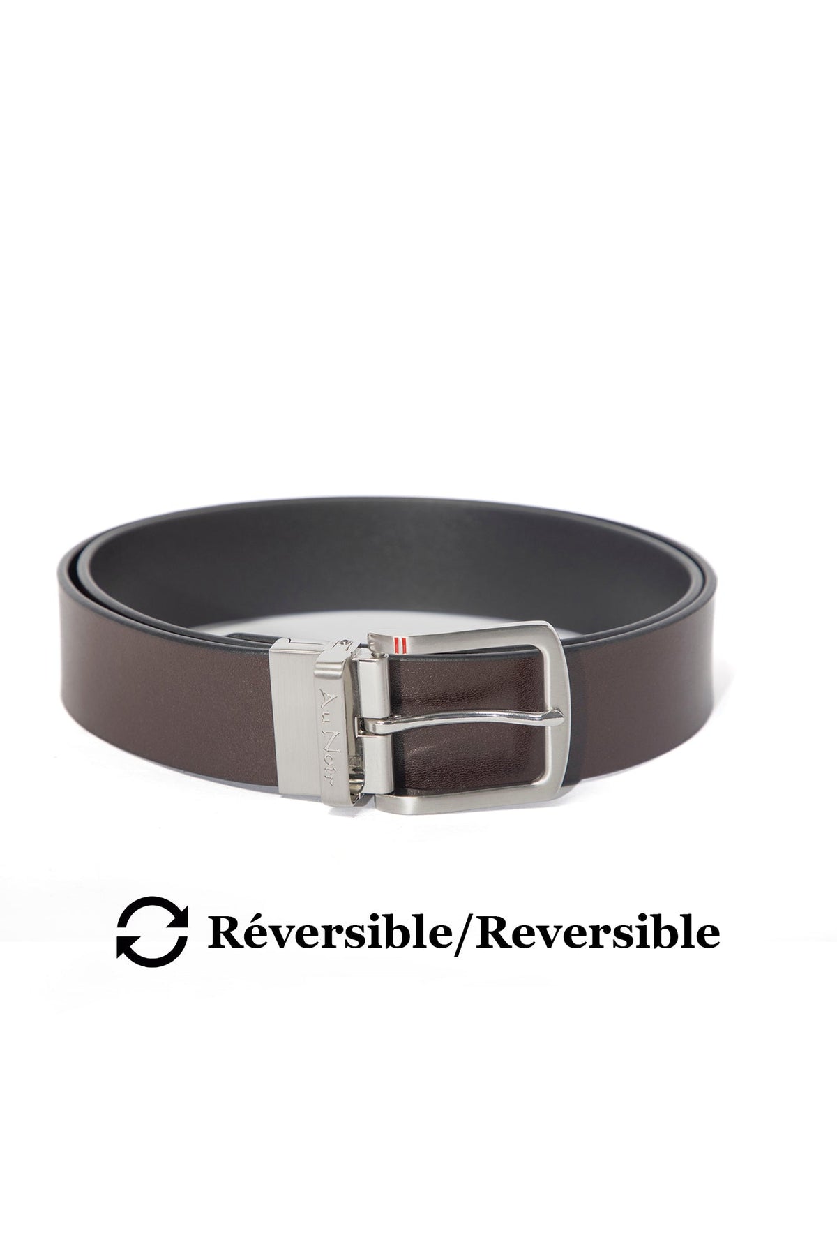 Ceinture pour homme par Au Noir | STRAUSS Black Brown Bronze | Machemise.ca, inventaire complet de la marque Au Noir