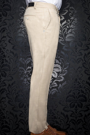 Pantalon pour homme par Au Noir | WESSON-LANCASTER Beige | Machemise.ca, inventaire complet de la marque Au Noir