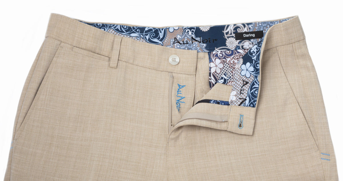 Pantalon pour homme par Au Noir | WESSON-LANCASTER Beige | Machemise.ca, inventaire complet de la marque Au Noir