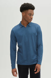 Polo col ouvert pour homme par Robert Barakett | Adison RB22141 NITEAL | Machemise.ca, vêtements mode pour hommes