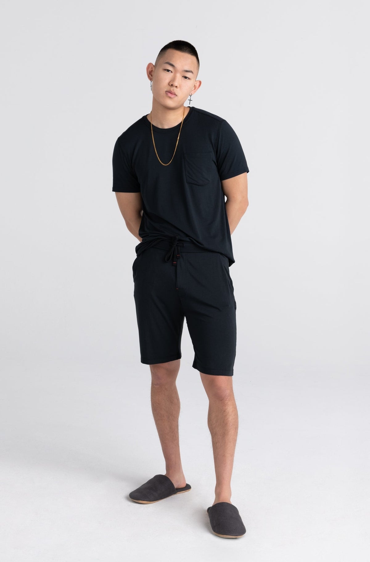 Chandail manches courtes pour homme par Saxx | SXSC32 BLK | Machemise.ca, vêtements mode pour hommes